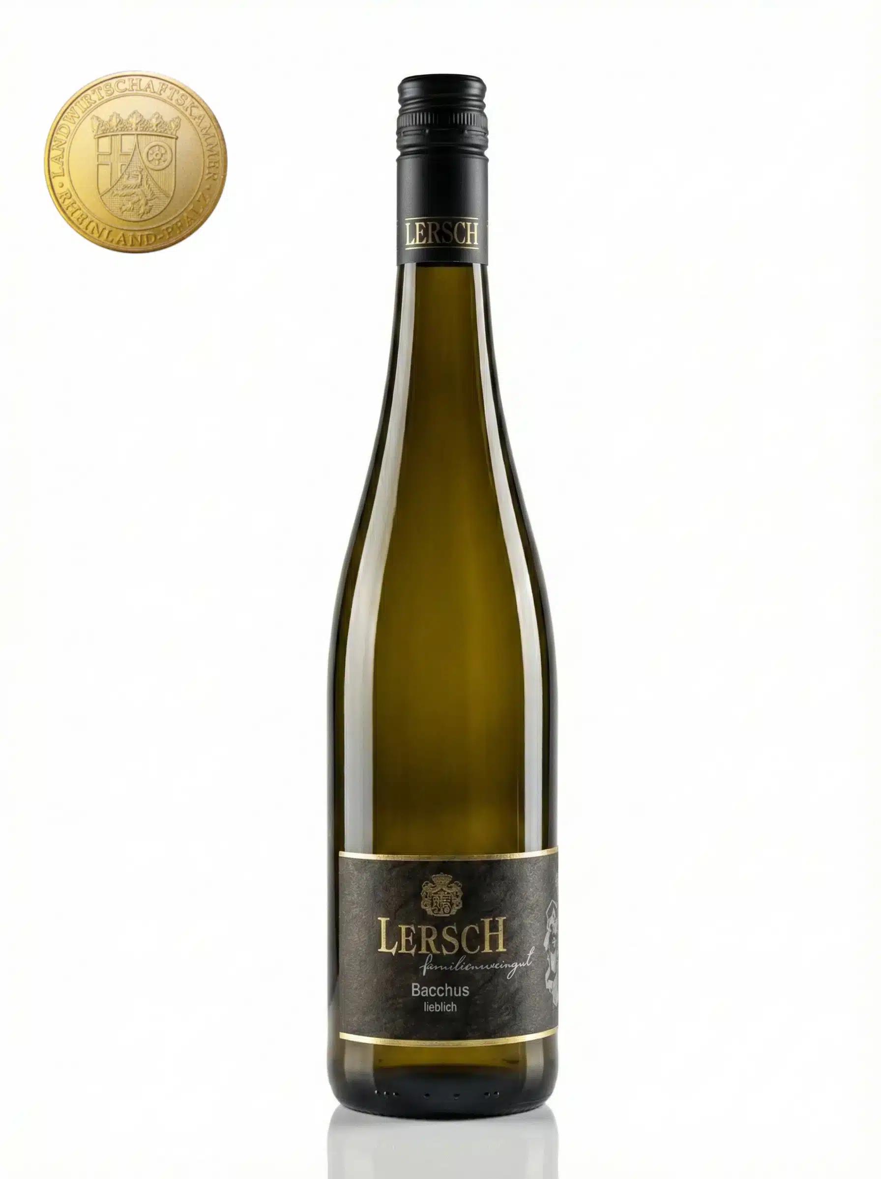 Produktbild Weinflasche Bacchus lieblich Nahe