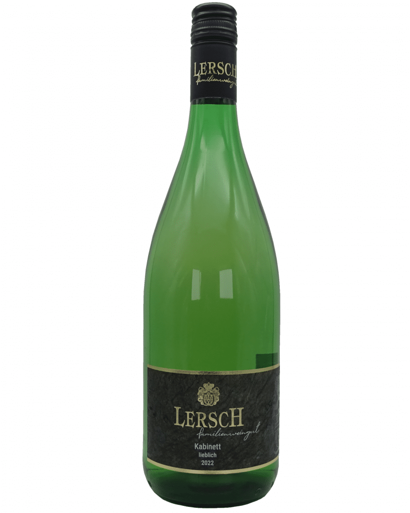 Flasche des Kabinetts lieblich vom Weingut Lersch – Nahewein