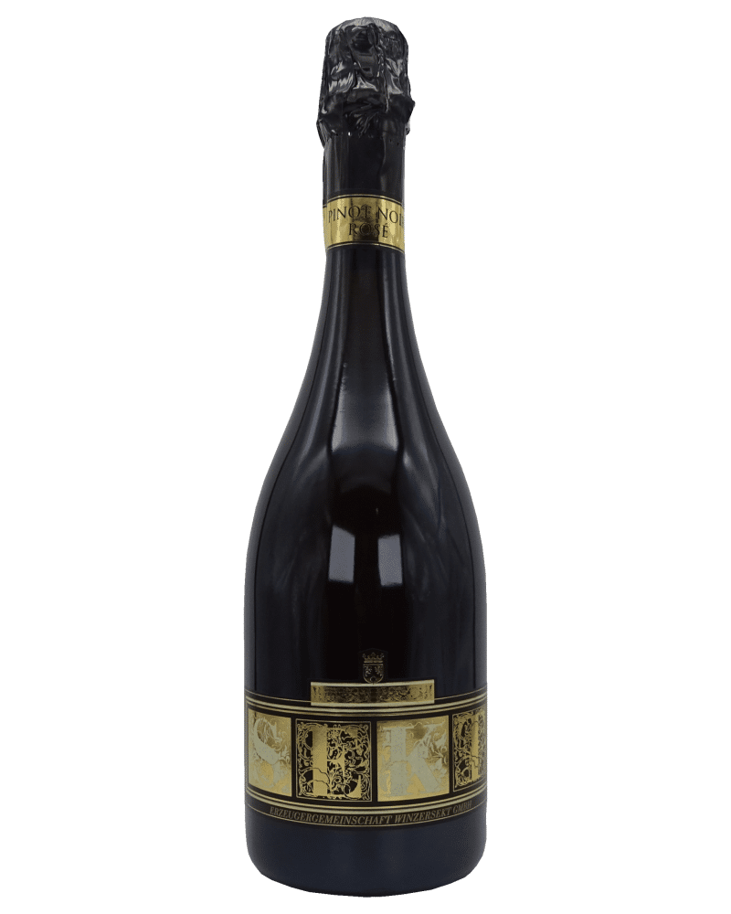 Sektflasche des Pinot Noirs vom Weingut Lersch – Nahewein