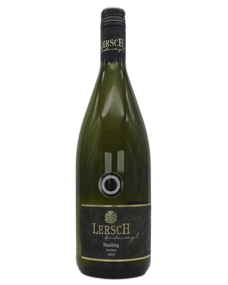 Flasche des Rieslings vom Weingut Lersch – Nahewein Langenlonsheimer Rothenberg