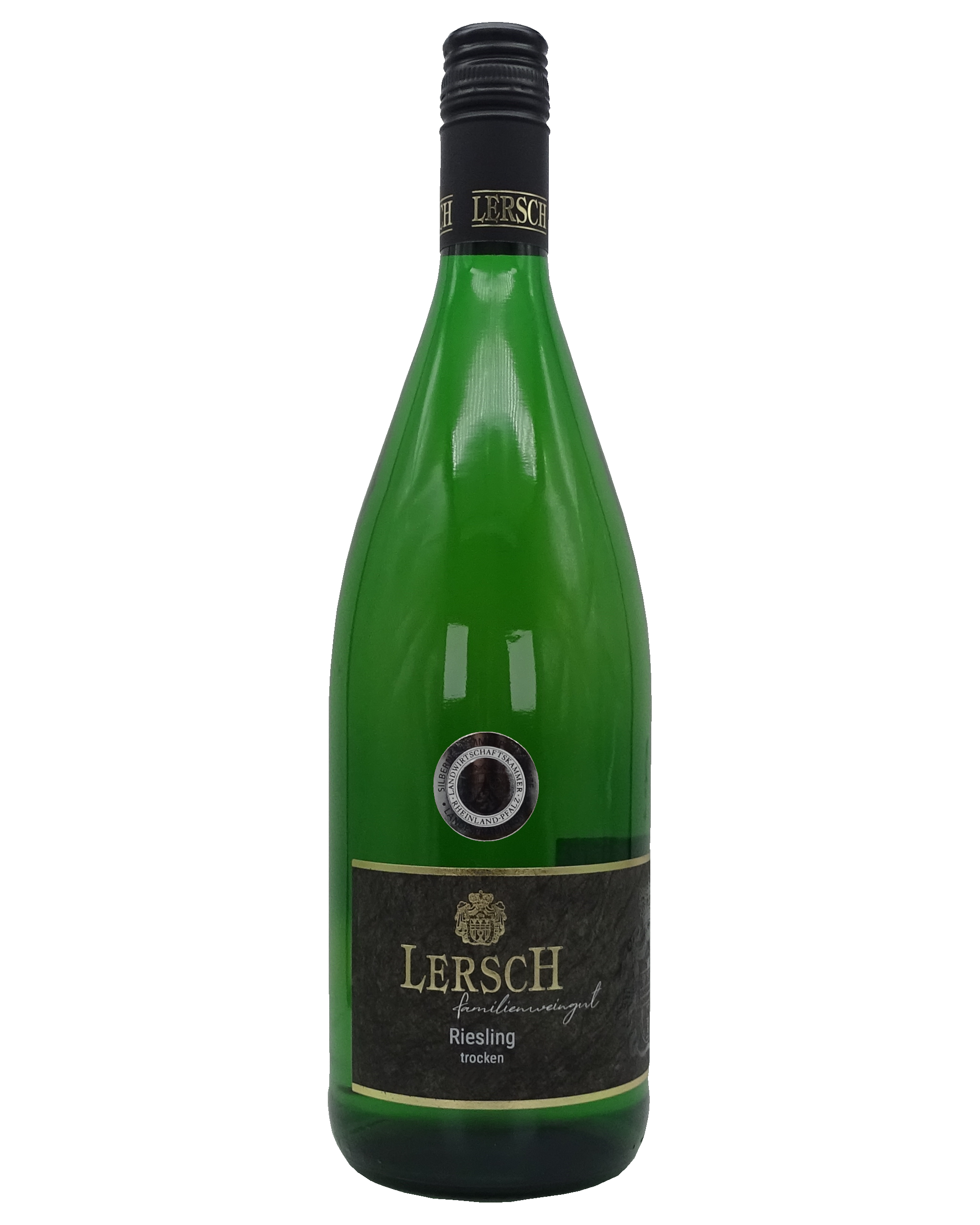 Flasche des Rieslings vom Weingut Lersch – Nahewein aus Langenlonsheim