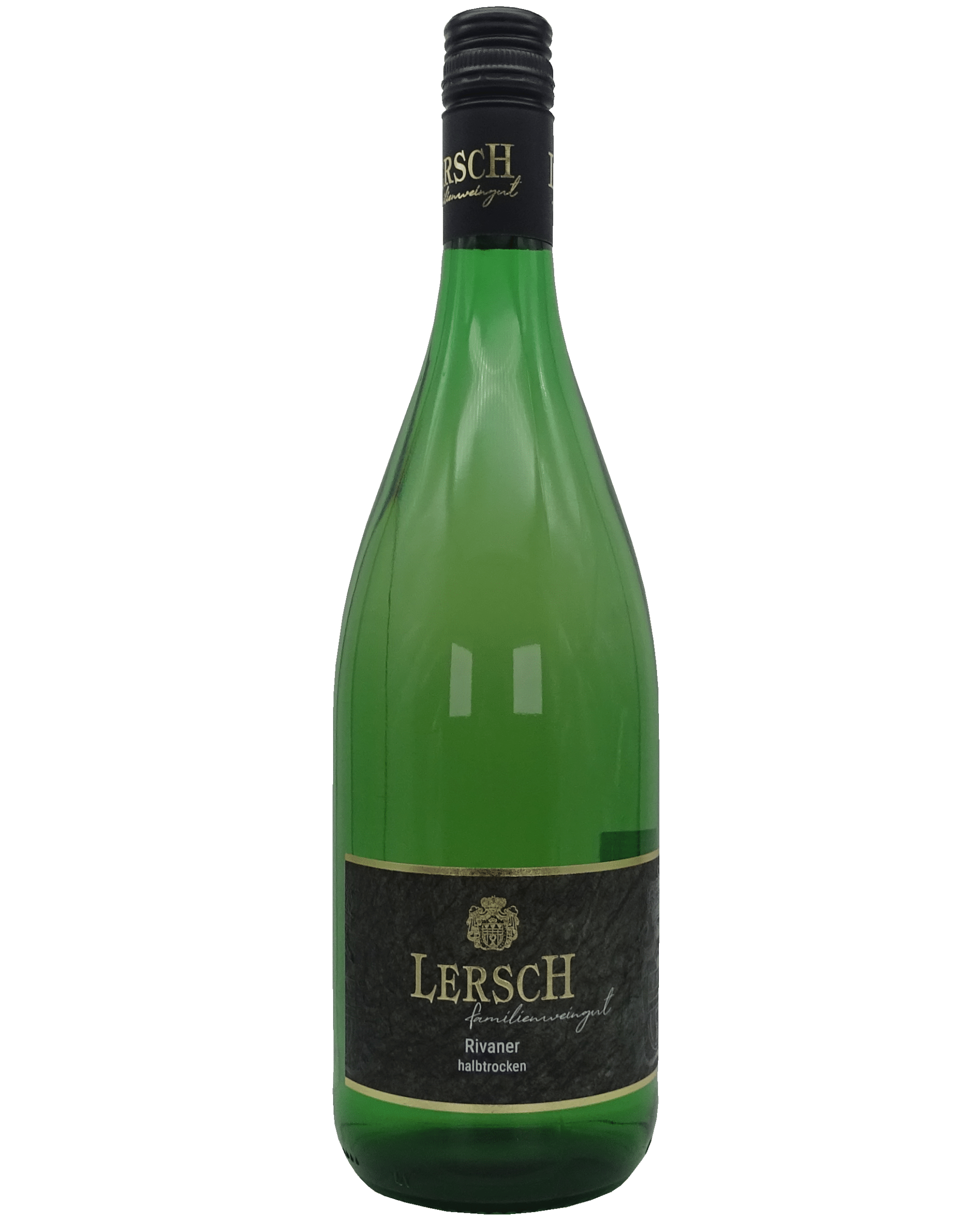 Flasche des Rivaners halbtrocken vom Weingut Lersch – Nahewein
