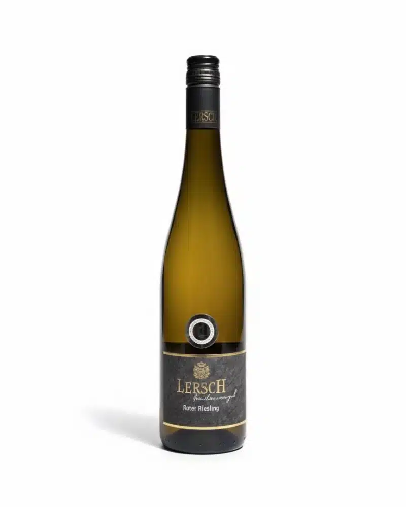 Flasche des Roten Rieslings vom Weingut Lersch – Nahewein