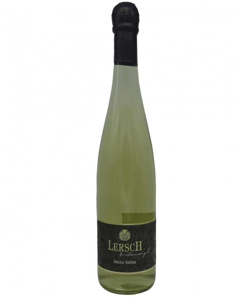 Flasche des Seccos vom Weingut Lersch – Nahewein