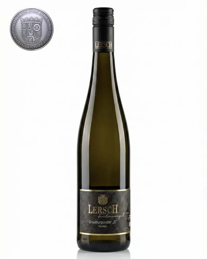 Flasche des Grauburgunder "S" vom Weingut Lersch – Nahewein