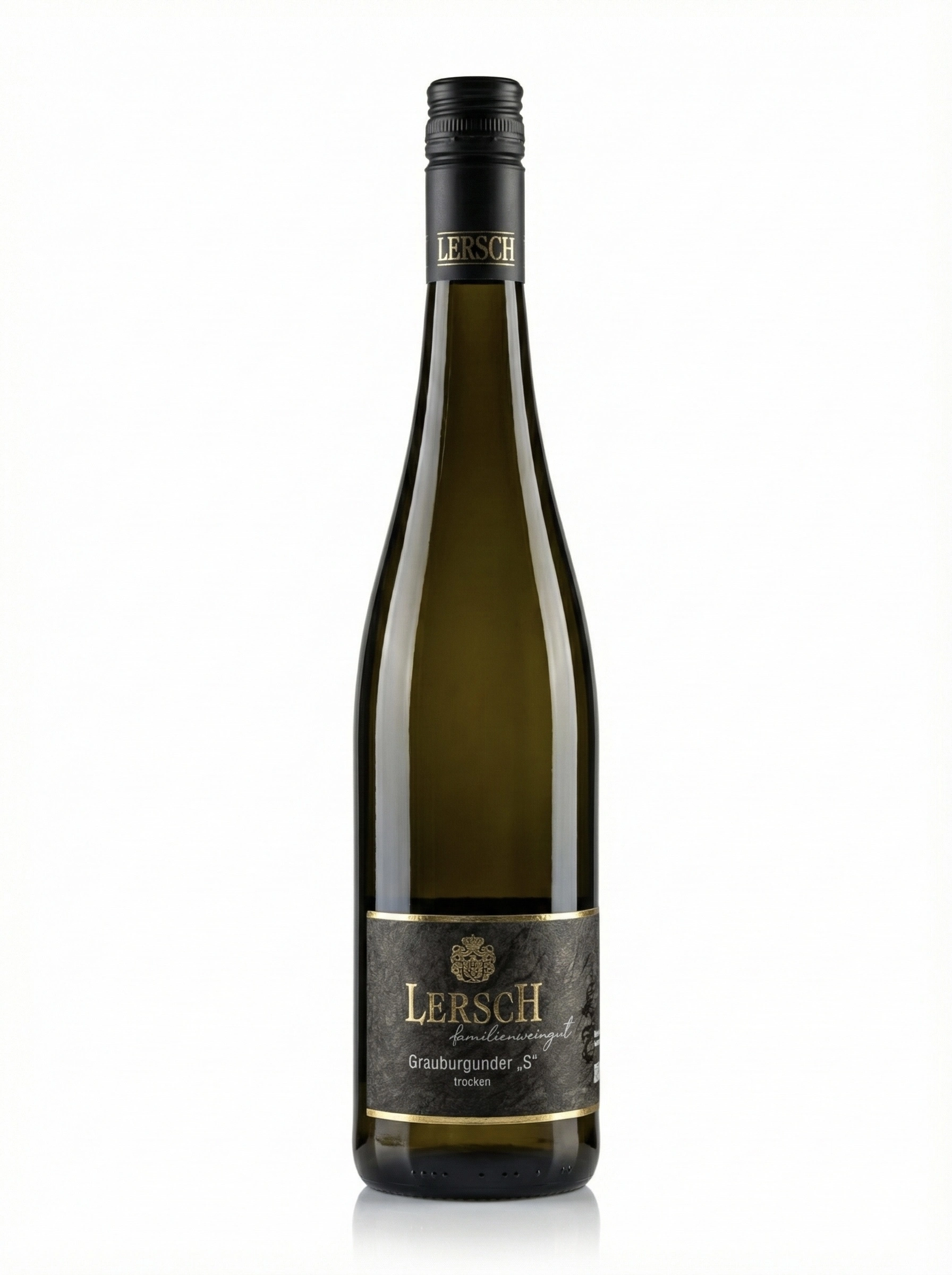 Flasche des Grauburgunder "S" vom Weingut Lersch – Nahewein