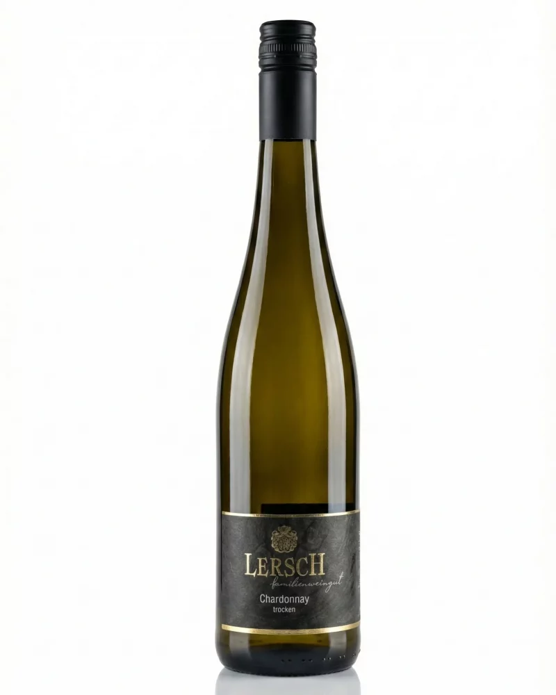 Flasche des Chardonnays vom Weingut Lersch – Nahewein