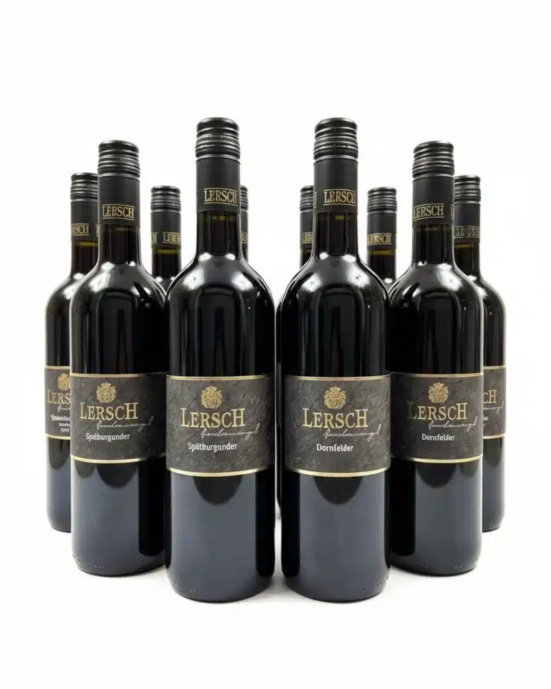 Flaschen des Kaminprobierpakets vom Weingut Lersch – Nahewein