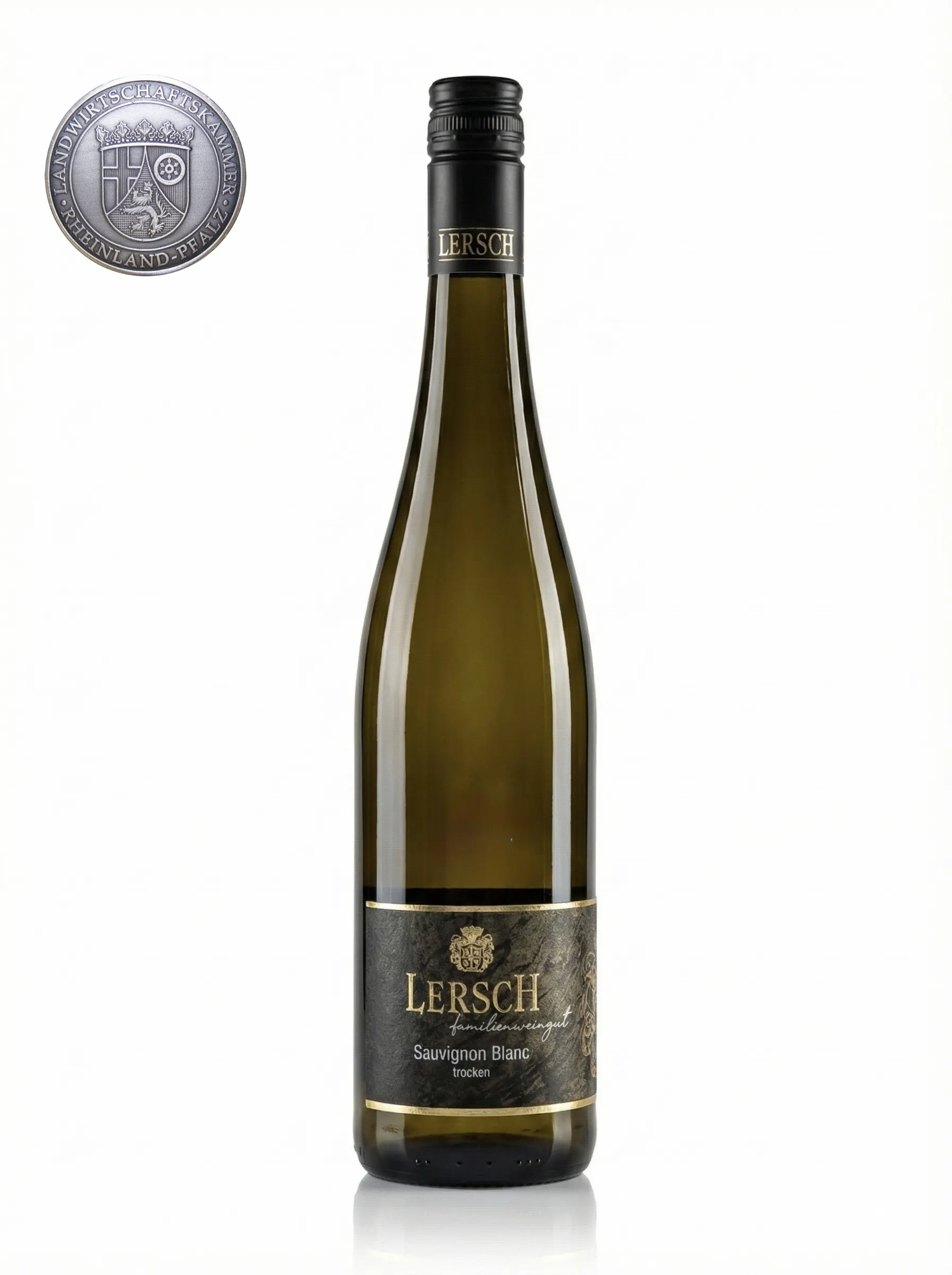 Flasche des Sauvignon Blancs vom Weingut Lersch – Nahewein