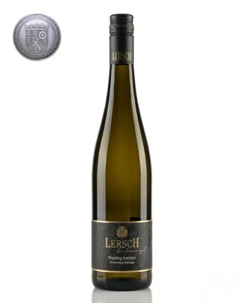 Flasche des Rieslings Rothenberg vom Weingut Lersch – Nahewein