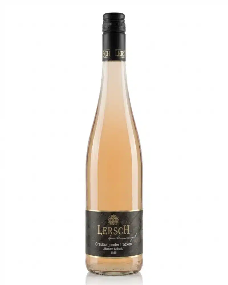 Flasche des Grauburgunder "Ramato-Stilistik" vom Weingut Lersch – Nahewein