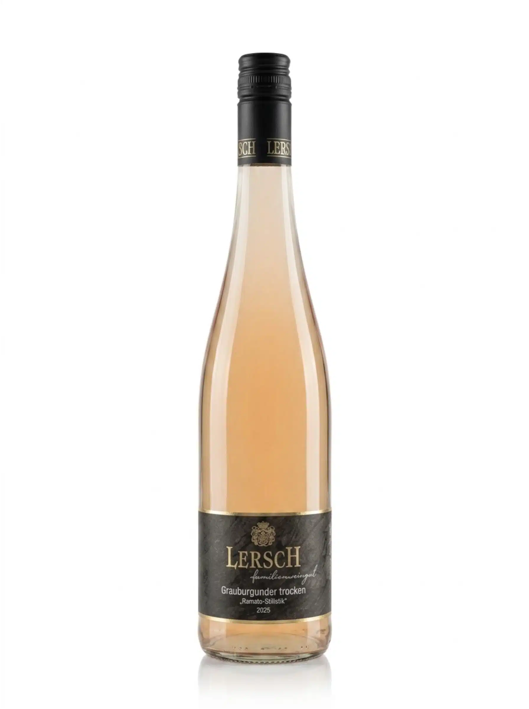 Flasche des Grauburgunder "Ramato-Stilistik" vom Weingut Lersch – Nahewein