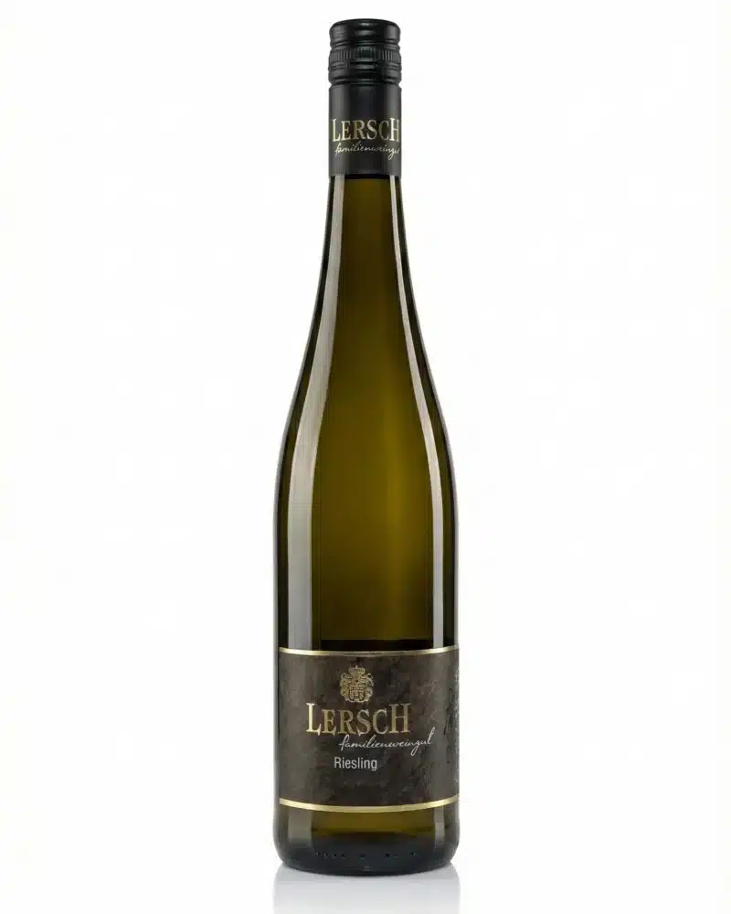 Flasche Riesling Spätlese vom Weingut Lersch in Langenlonsheim – aromatischer Weißwein mit feiner Restsüße