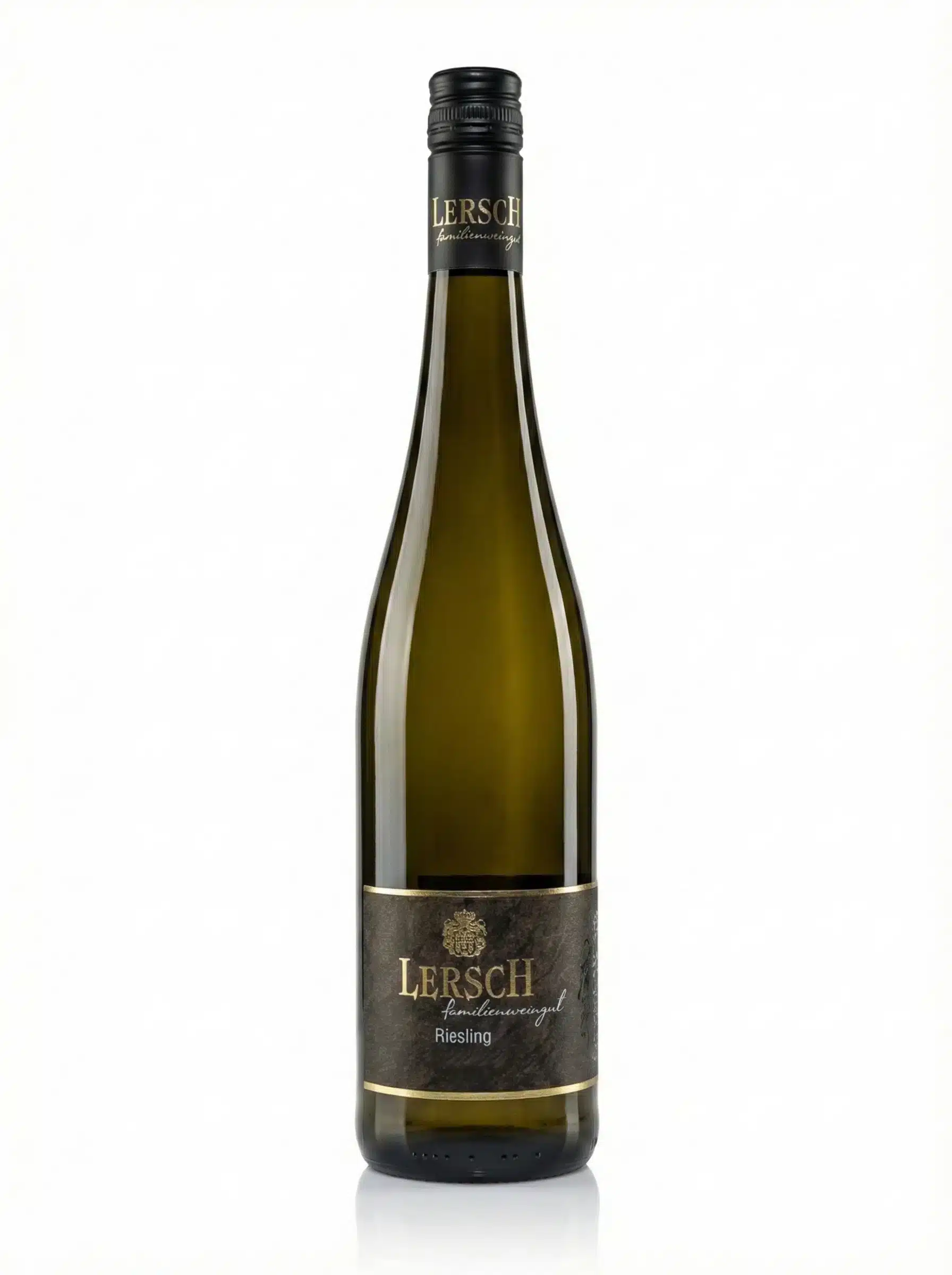 Flasche Riesling Spätlese vom Weingut Lersch in Langenlonsheim – aromatischer Weißwein mit feiner Restsüße